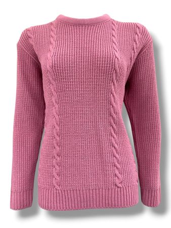 Women’s Classic 4 Cable Jumper – VLK 16223L