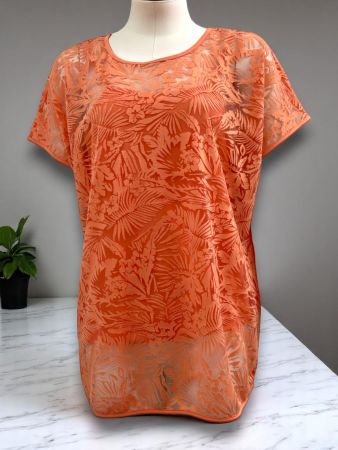 SC00317 - Tropical Burnout Tunic Top