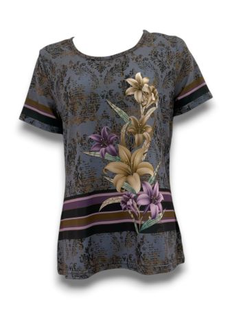SC00385 - Ethereal Lily Print Tee