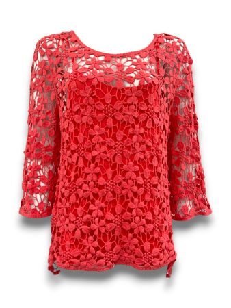 SC00330 -   Red Lace Top