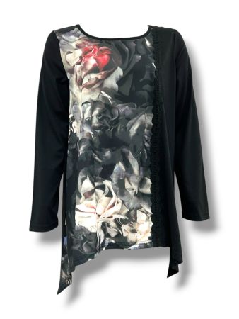 Midnight Bloom Top - SC02975