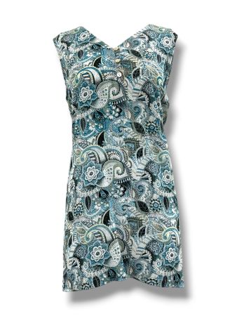 Boho Paisley Sleeveless Top - SC03395