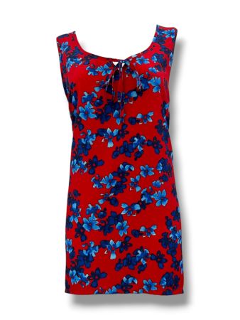 Crimson Bloom Sleeveless Top - SC03480