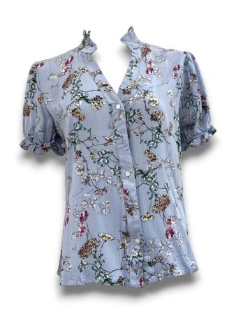 SC03707 - Vintage Bloom Button-Down Top
