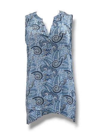 Whimsical Paisley Sleeveless Top - SC03803