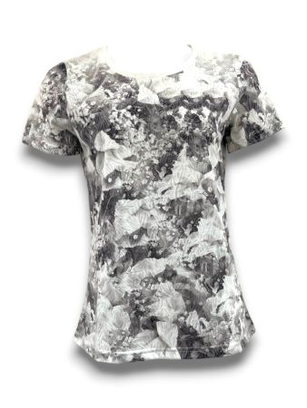 SC03885 -  Abstract Floral Print Top