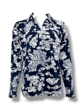 Midnight Bloom Long Sleeve BLOUSE - SC03982