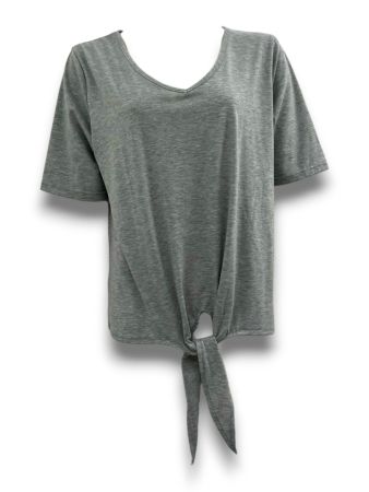 SC04257 -  V-Neck Tie-Front Top