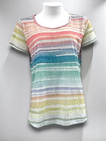 SC05008 - Pastel Horizon Stripe Tee