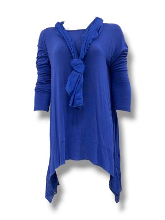 SC10162 - Chic Knotted Tunic Top