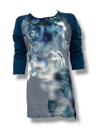 SC10169 - Watercolor Bloom Raglan Top