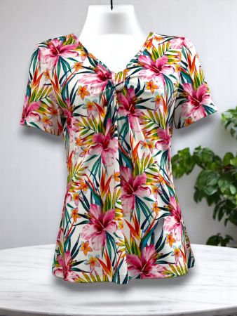 SC14397 - Tropical Twist Front Tee